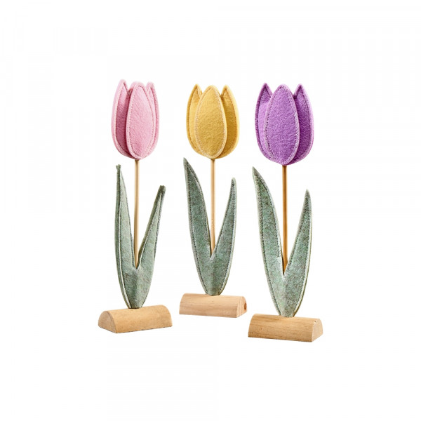 Filz-Tulpe am Stand 3f sort