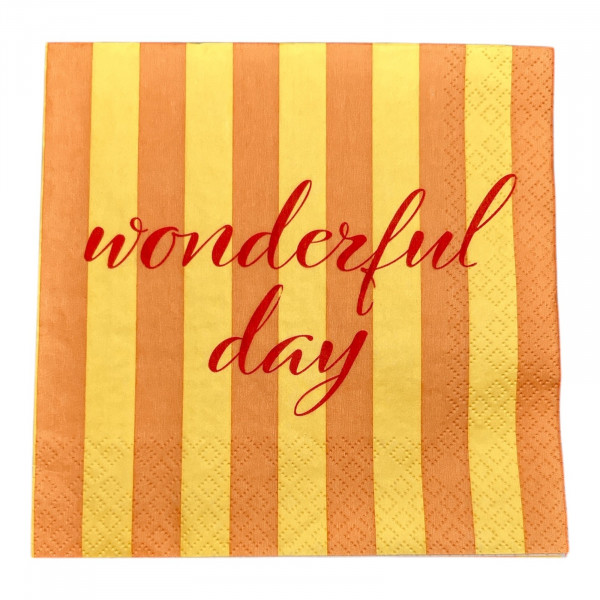 20 Servietten "So wonderfull sunny"