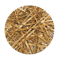 Gras-Dekoscheibe rund zum Hängen Gras-Dekoscheibe rund zum Hängen