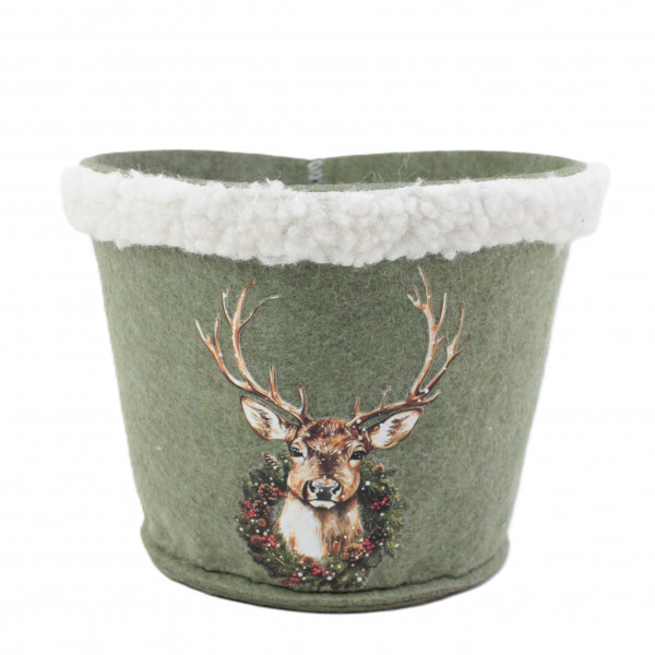 (ab 15.9. erhältlich) Filz-Weihnachts-Teddy Stecker