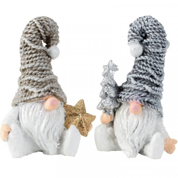 Poly-Wichtel mit Mütze 2f sort.