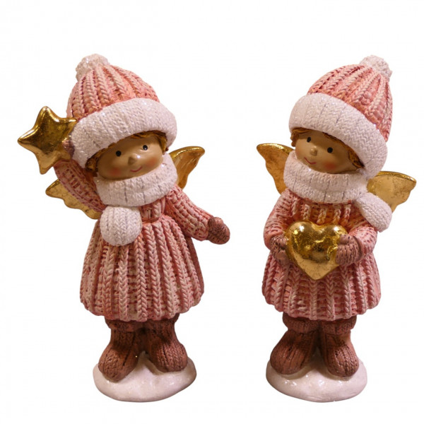 Poly-Engel mit Mütze