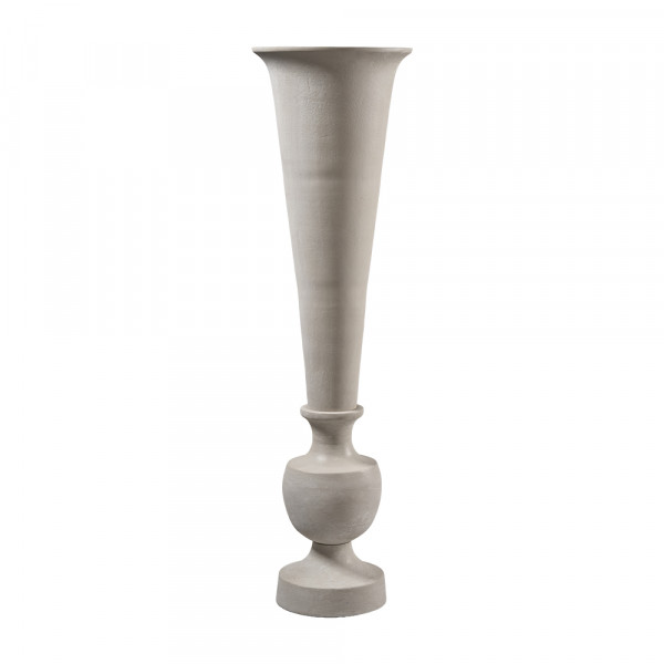 (378) Vase,Alu,hoch+schlank,runder Fuß