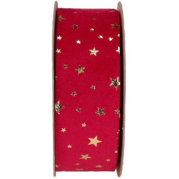 Band Samt mit Sternen