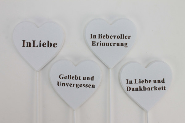 Herz Trave Stecker &quot;Liebe&quot;