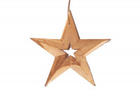 Teakholz-Stern-Hänger Teakholz-Stern-Hänger