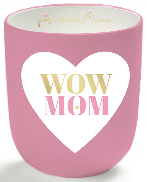 Keramik-Becher "Wow Mom"