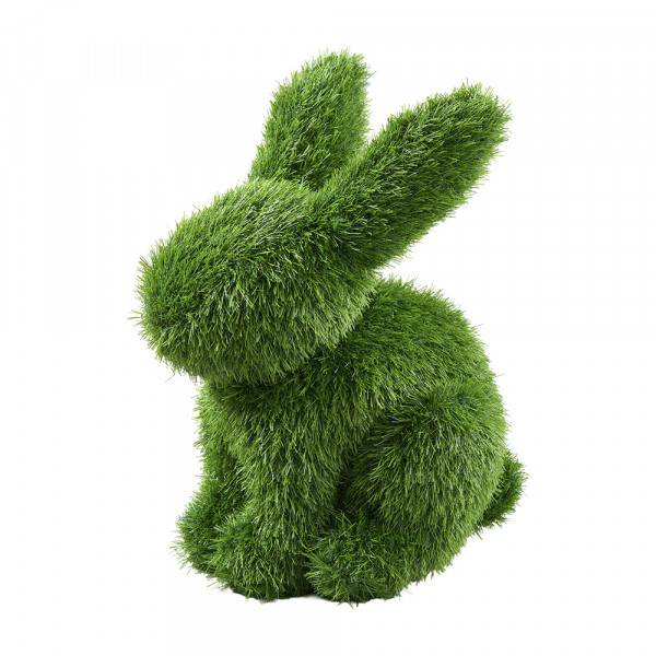 Grastier Hase sitzend