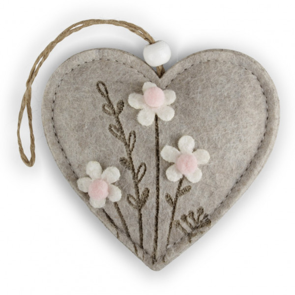 Filz-Herz am Hänger