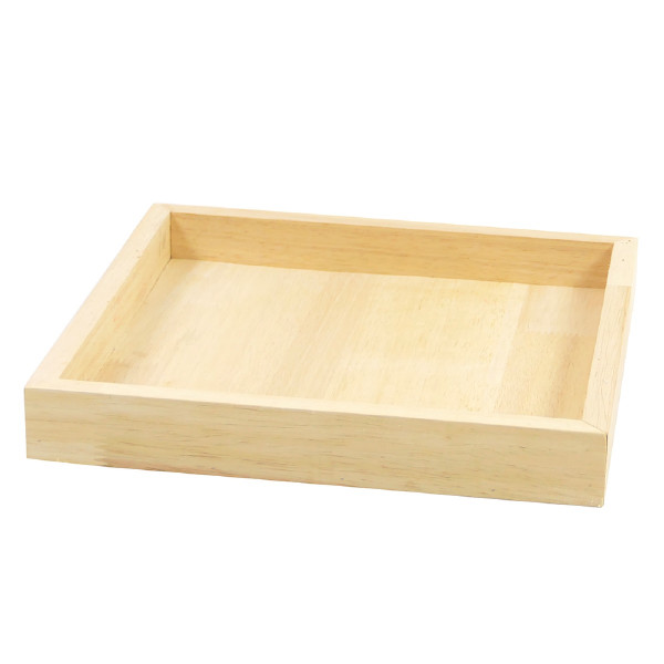 Tablett Holz quadratisch