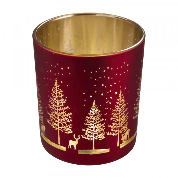 Teelichtglas "Winterline"