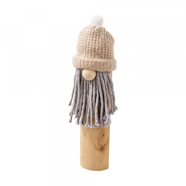 Holz-Wichtel mit Hut