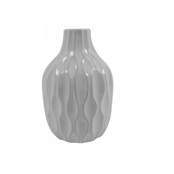 Keramik-Vase bauchig