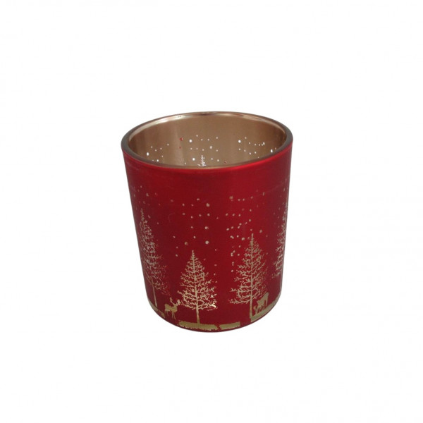 Teelichtglas "Winterline"