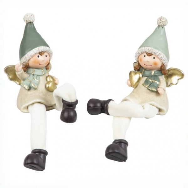 Poly-Engelsmädchen mit Schlenkerbeinen 2f sort.