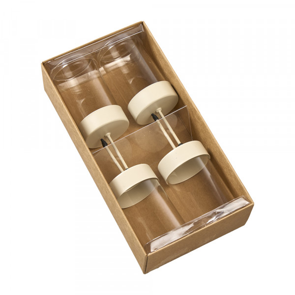 Vorbestellung: (470) Kerzenhalter,Metall,mit Glas