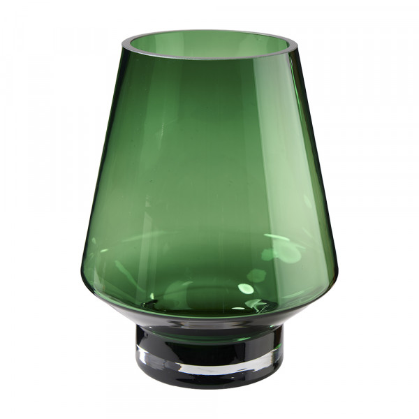 Vorbestellung: (026) Vase Glas auf Fuß konisch