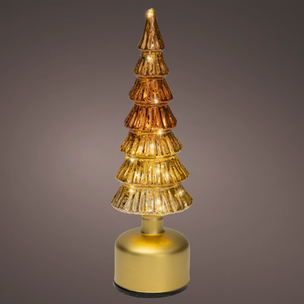 Glasbaum rotierend mit LED