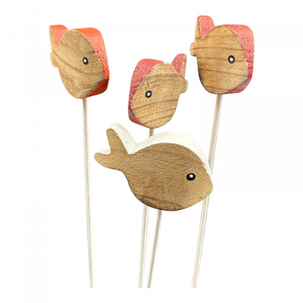 Holz-Fisch Stecker