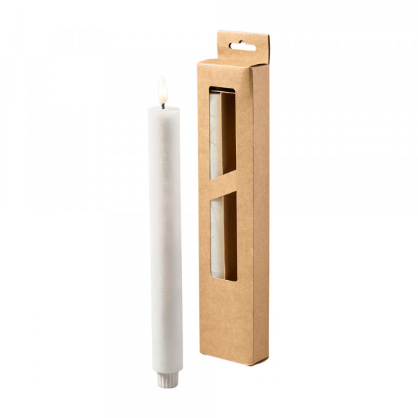 Vorbestellung: (329) LED-Rustik Stabkerze m. Timer