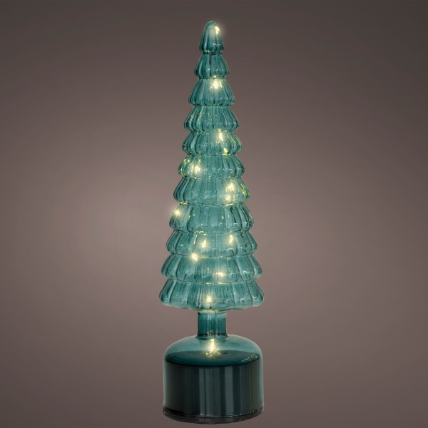 Glasbaum rotierend mit LED