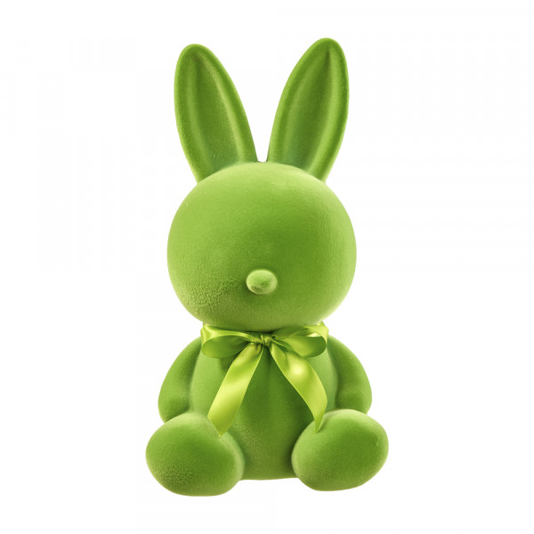 Vorbestellung: (406) Poly Hase sitzend beflockt