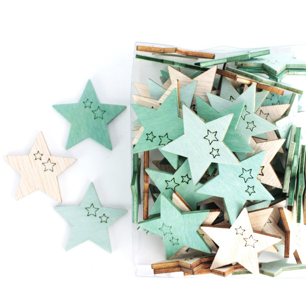 Holz-Stern Okelani Streu 3-fach