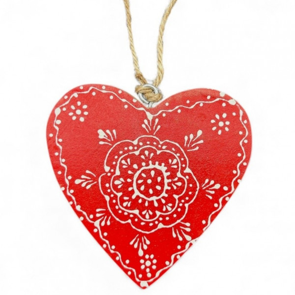 Mangoholz-Herzhänger