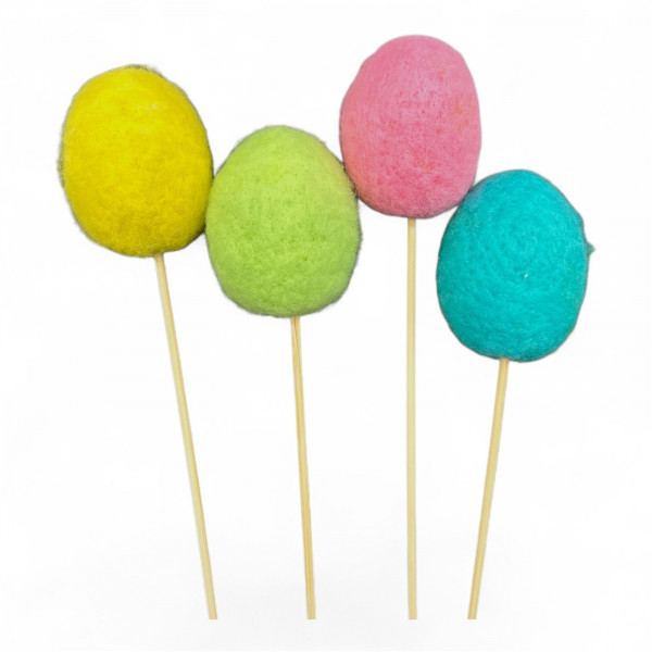 Wolleier am Stab 4f sort.