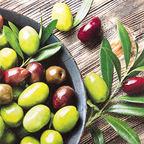 20 Servietten Pure Olives