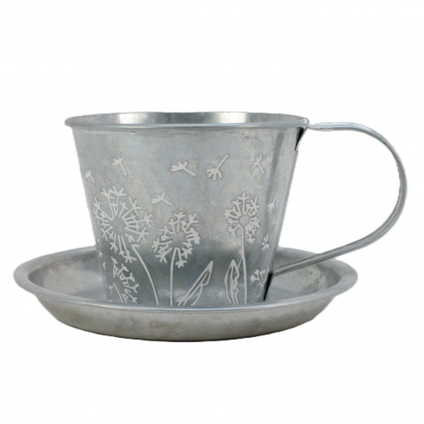 Zink-Tasse "Pussella".