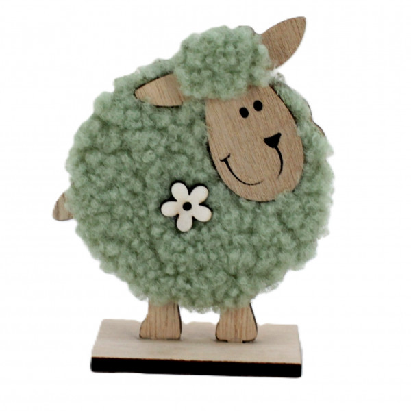Woll-Holz Schaf "Dolly"