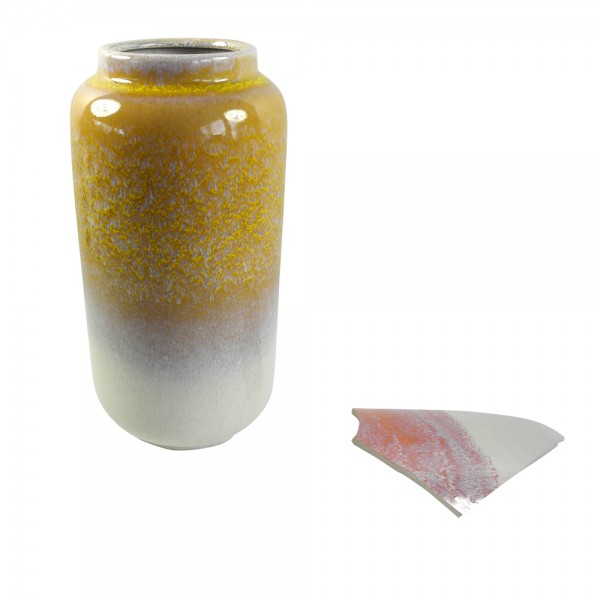 Keramik-Vase 2-färbig