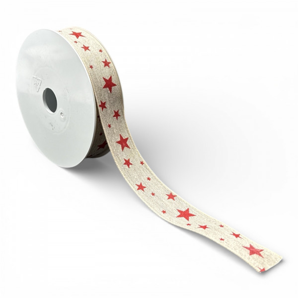 Leinenband mit Sterndruck