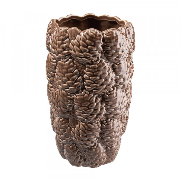(414) Vase Keramik Zapfen
