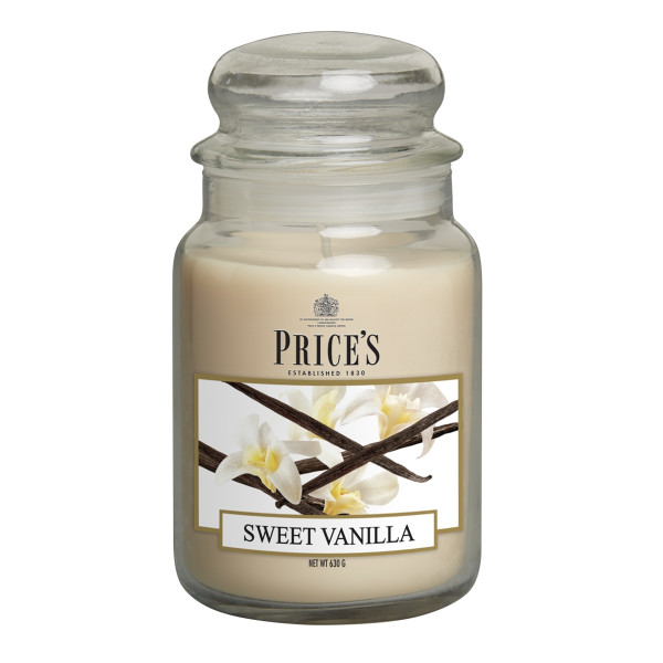 LARGE JAR Kerze 630g Sweet Vanilla