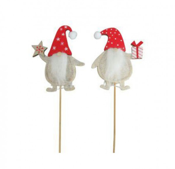 Filzstecker Santa 2 sort