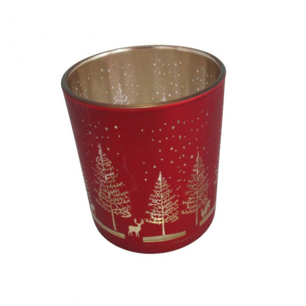 Teelichtglas "Winterline"