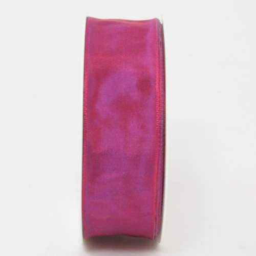Seidenband mit Drahtkante 4cm
