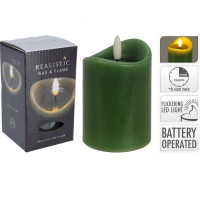 LED-Echtwachs-Kerze 6std Timer Batterie LED-Echtwachs-Kerze 6std Timer Batterie