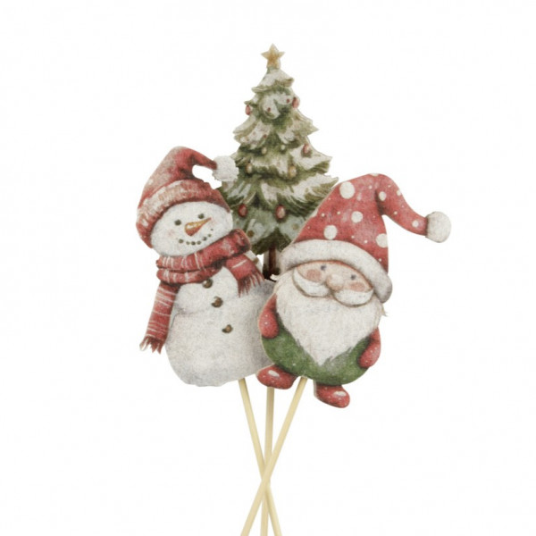 Filz-Weihnachtsmotiv am Pick 3fach