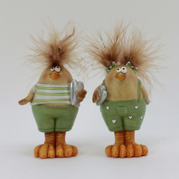 Poly-Küken "Flausi" 2f sort.