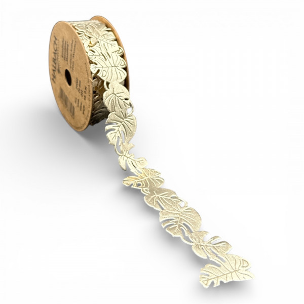 Kunstleder-Stanzband Monstera