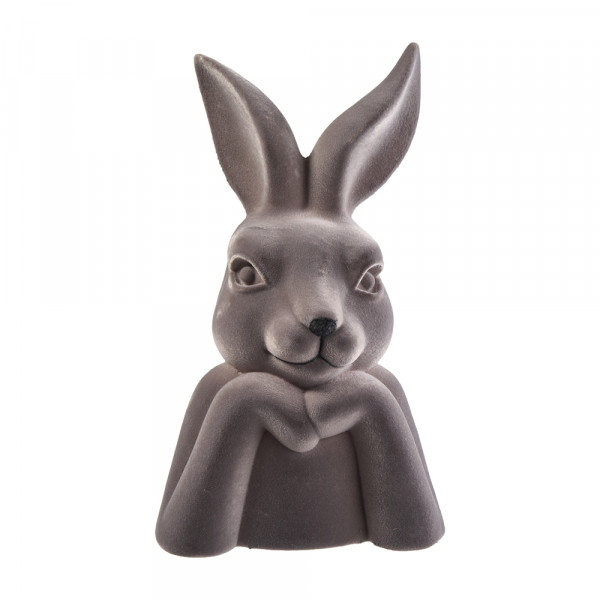 Vorbestellung: (426) Poly Hasenbüste beflockt