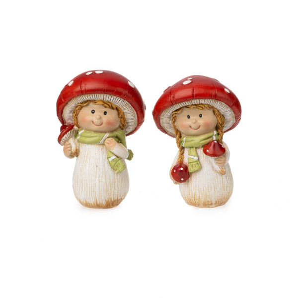 (ab 15.9. erhältlich) Poly-Pilz-Kinder, 2 sort.