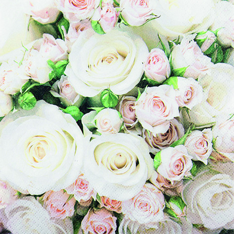 20 Servietten &quot;Romantic Roses&quot;