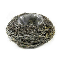 "Friede" Rattan-Pflanzschale rund -M "Friede" Rattan-Pflanzschale rund -M