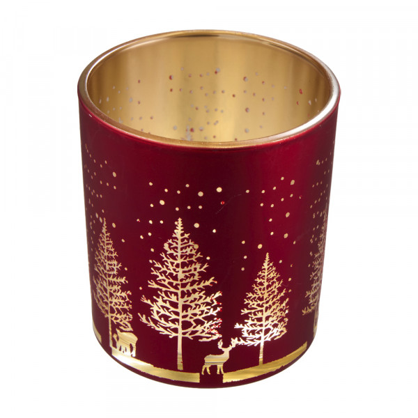 Teelichtglas "Winterline"