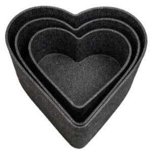 Pflanz-Herz "Granit" medium