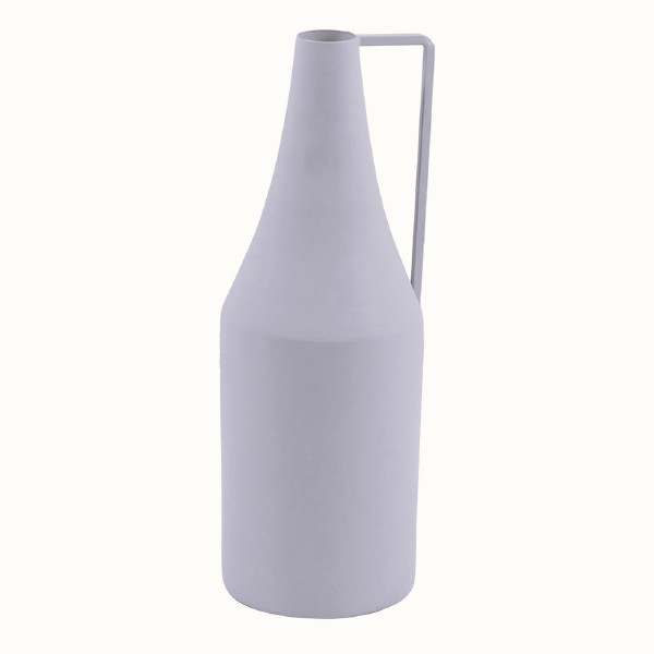 Vase Metall mit Henkel